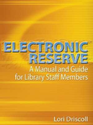 cover image of Electronic Reserve